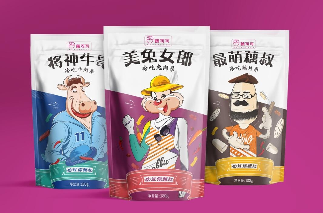 图画胜于语言- 食品和饮料包装上的插画旨在吸引产品的目标受众群体